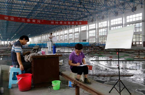 开云（中国）官方水泵承担“模型黄河”主供水泵重任